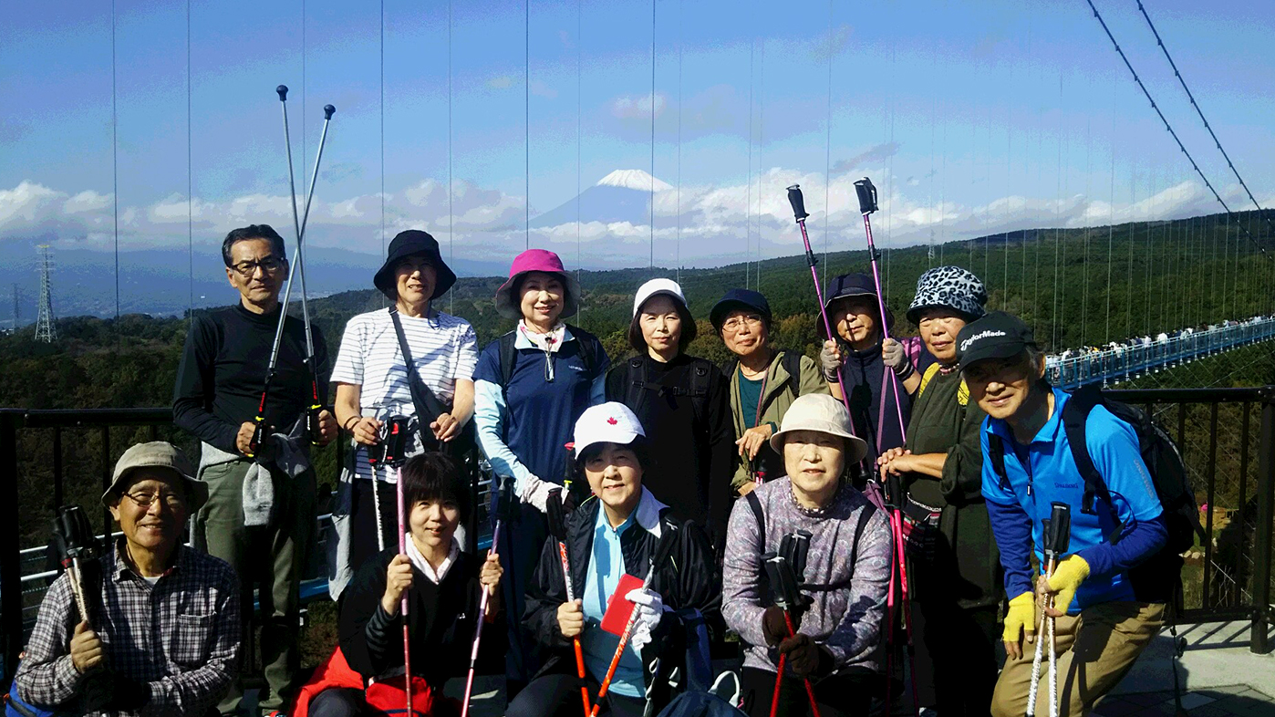 三島スカイウォークでの集合写真